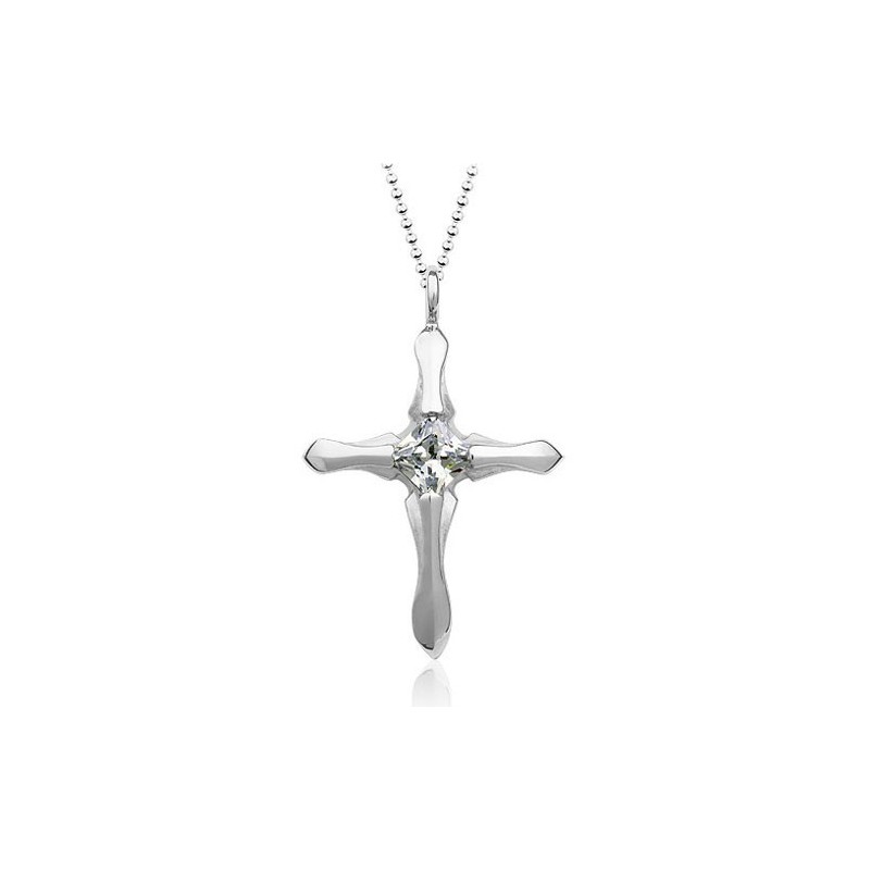 Elegante Colgante De Cruz De Titanio Para Hombre (Cadena Gratis) Elegante Colgante De Cruz De Titanio Para Hombre (Cadena Gratis)