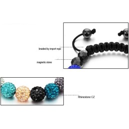 Pulsera De Cristal Con Forma De Bola Para Mujer, De Rendimiento Confiable