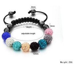 Pulsera De Cristal Con Forma De Bola Para Mujer, De Rendimiento Confiable