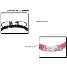 Pulsera De Cristal Con Forma De Bola Para Mujer, Calidad Y Cantidad Garantizadas