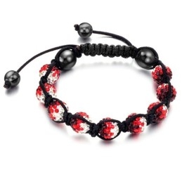 Pulsera De Cristal Con Forma De Bola Para Mujer De Excelente Calidad