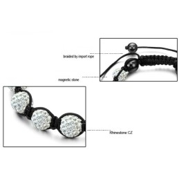 Pulsera De Cristal Con Forma De Bola Para Mujer De Excelente Calidad