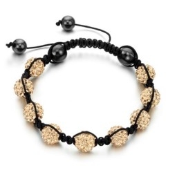 Pulsera De Cristal Con Forma De Bola Para Mujer, Fácil De Usar