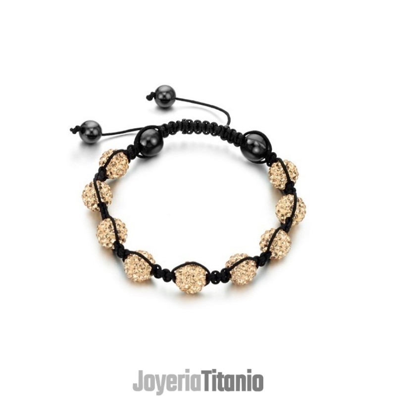 Pulsera De Cristal Con Forma De Bola Para Mujer, Fácil De Usar Pulsera De Cristal Con Forma De Bola Para Mujer, Fácil De Usar