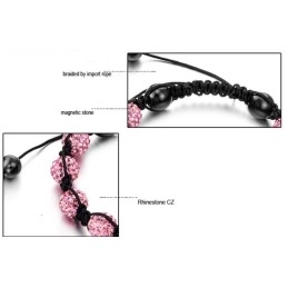 Pulsera De Cristal Con Forma De Bola Para Mujer, Fácil De Usar