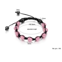 Pulsera De Cristal Con Forma De Bola Para Mujer, Fácil De Usar