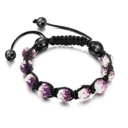 Pulsera De Cristal Con Forma De Bola Para Mujer De Alta Calidad