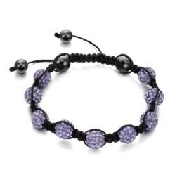 Pulsera De Cristal Con Forma De Bola Para Mujer, De Calidad Estable