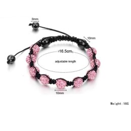 Pulsera De Cristal Con Forma De Bola Para Mujer, Muy Vendida En Todo El Mundo.