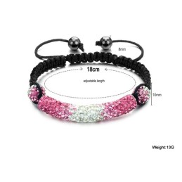 Pulsera De Cristal Con Forma De Bola Para Mujer, Calidad Y Cantidad Garantizadas