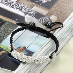 Pulsera De Cristal Con Forma De Bola Para Mujer De Alta Calidad