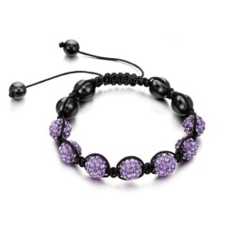 Pulsera De Cristal Con Forma De Bola Para Mujer, Con Especificaciones Completas