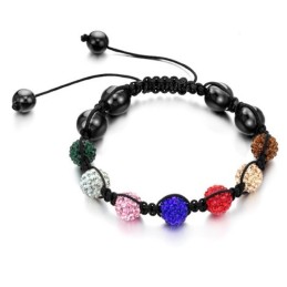 Pulsera De Cristal Con Forma De Bola Para Mujer, Con Especificaciones Completas