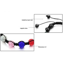 Pulsera De Cristal Con Forma De Bola Para Mujer, Con Especificaciones Completas