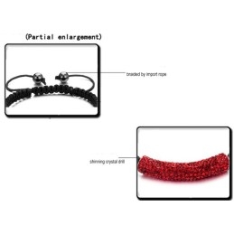 Pulsera De Cristal Con Forma De Bola Para Mujer, De Calidad Confiable