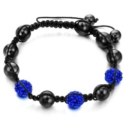 Pulsera De Cristal Con Forma De Bola Para Mujer De Calidad Superior