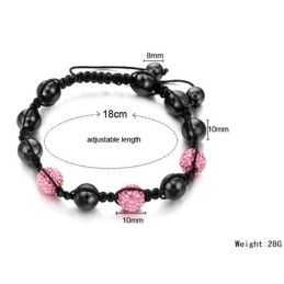 Pulsera De Cristal Con Forma De Bola Para Mujer De Buena Reputación