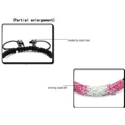 Pulsera De Cristal Con Forma De Bola Para Mujer De Excelente Calidad