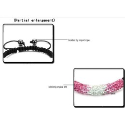 Conocida Por Su Excelente Calidad: Pulsera De Cristal Con Forma De Bola Para Mujer.