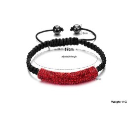 Pulsera De Cristal Con Forma De Bola Para Mujer De Calidad Superior