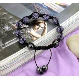 Pulsera De Cristal Con Forma De Bola Para Mujer De Alta Calidad