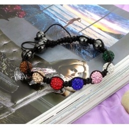 Pulsera De Cristal Con Forma De Bola Para Mujer, Con Especificaciones Completas