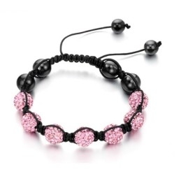 Pulsera De Cristal Con Forma De Bola Para Mujer, Duradera Y De Uso Frecuente.