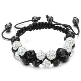 Pulsera De Cristal Con Forma De Bola Para Mujer De Alta Calidad
