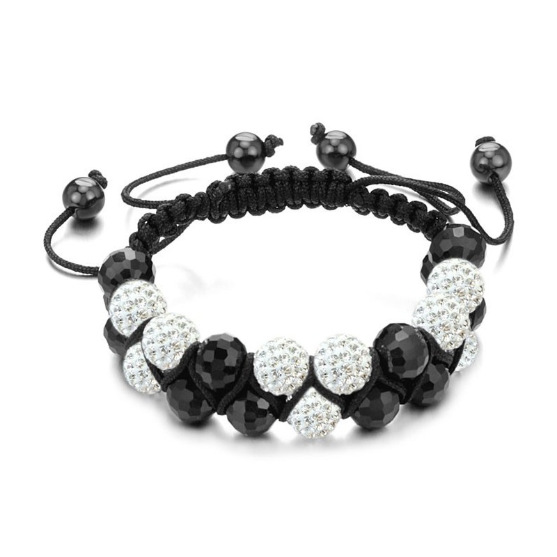 Pulsera De Cristal Con Forma De Bola Para Mujer De Alta Calidad