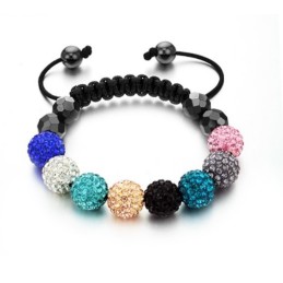Pulsera De Cristal Con Forma De Bola Para Mujer, De Calidad Estable