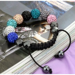 Pulsera De Cristal Con Forma De Bola Para Mujer, De Calidad Estable