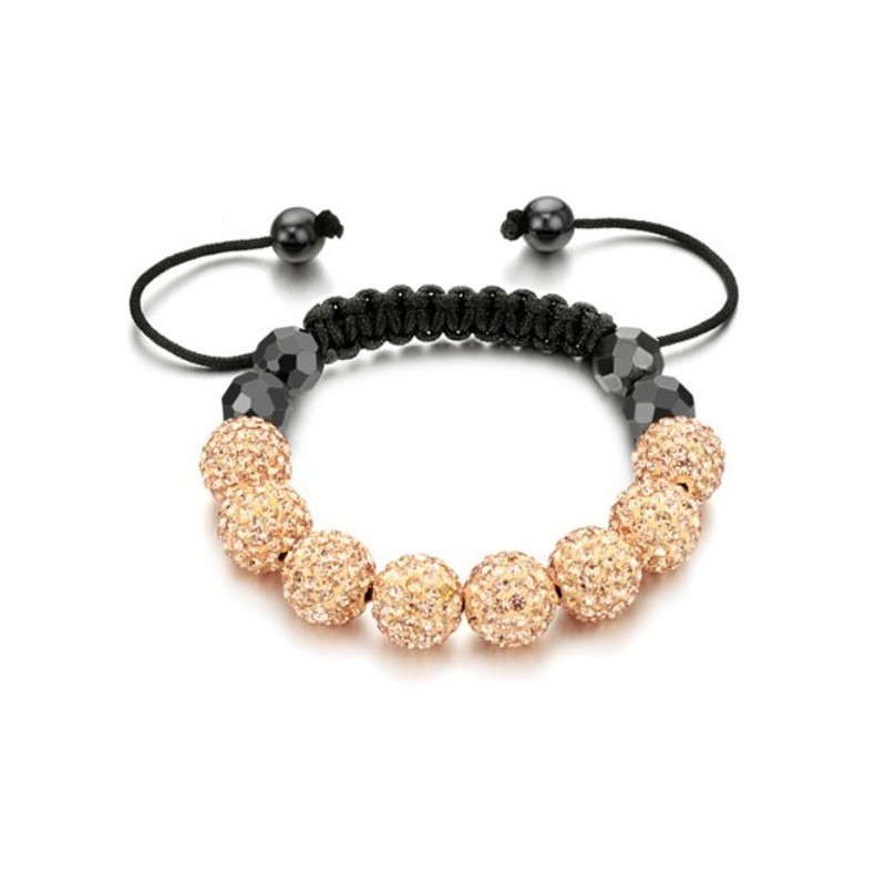 Pulsera De Cristal Con Forma De Bola Para Mujer, Fácil De Usar Pulsera De Cristal Con Forma De Bola Para Mujer, Fácil De Usar