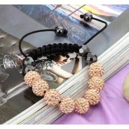Pulsera De Cristal Con Forma De Bola Para Mujer, Fácil De Usar
