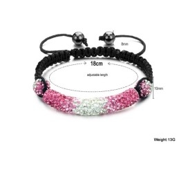 Pulsera De Cristal Con Forma De Bola Para Mujer De Buena Reputación