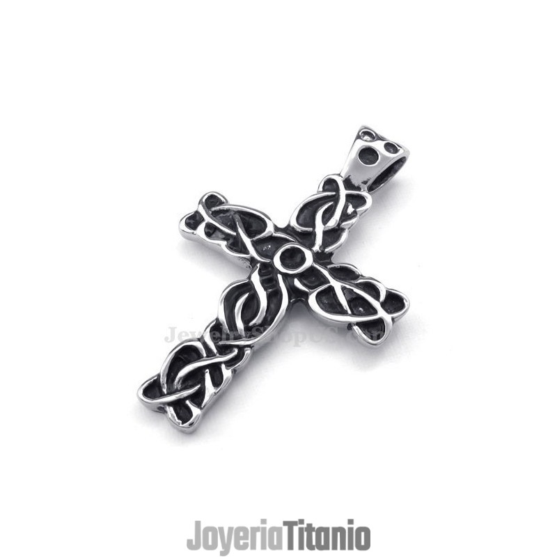 Hermoso Collar Con Colgante De Cruz De Titanio Para Hombre (Cadena Gratis) Hermoso Collar Con Colgante De Cruz De Titanio Para Hombre (Cadena Gratis)