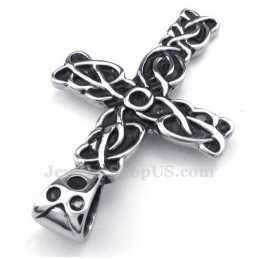 Hermoso Collar Con Colgante De Cruz De Titanio Para Hombre (Cadena Gratis)