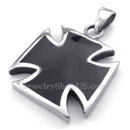 Collar Sencillo Con Colgante De Cruz De Titanio (Cadena Gratis)