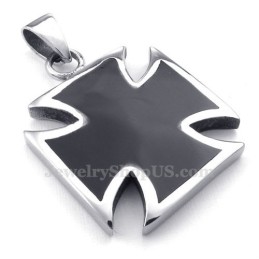Collar Sencillo Con Colgante De Cruz De Titanio (Cadena Gratis)