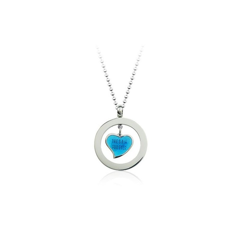 Colgante De Titanio Con Forma De Corazón De Amor De Moda - Cadena Gratis Colgante De Titanio Con Forma De Corazón De Amor De Moda - Cadena Gratis