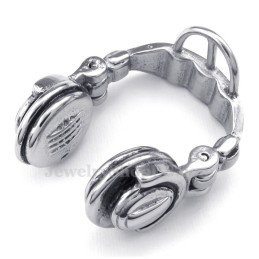Collar Con Colgante De Auriculares De Titanio (Cadena Gratis)