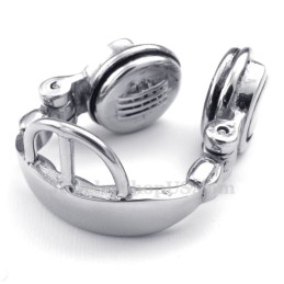 Collar Con Colgante De Auriculares De Titanio (Cadena Gratis)