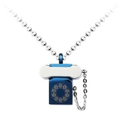 Colgante De Teléfono De Titanio De Nuevo Estilo - Cadena Gratis