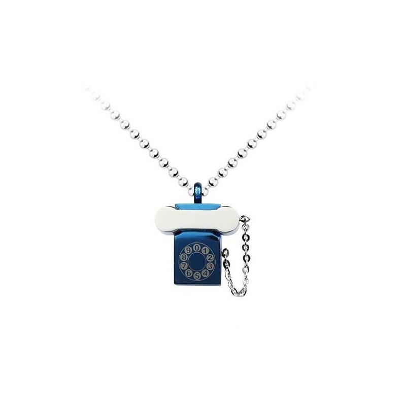 Colgante De Teléfono De Titanio De Nuevo Estilo - Cadena Gratis Colgante De Teléfono De Titanio De Nuevo Estilo - Cadena Gratis