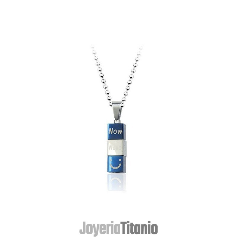Colgante Giratorio De Titanio De Moda - Cadena Gratis Colgante Giratorio De Titanio De Moda - Cadena Gratis
