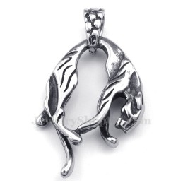 Collar Con Colgante De León De Titanio (Cadena Gratis)