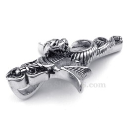 Collar Con Colgante De Pterosaurio De Titanio Con Forma De Espada (Cadena Gratis)