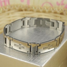 Pulseras Cruzadas De Titanio Para Hombre
