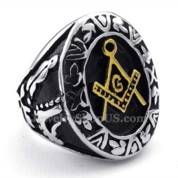 Anillo Masónico De Titanio