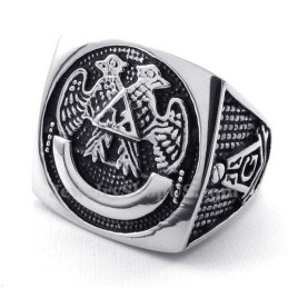 Anillo Masónico De Titanio