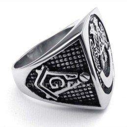 Anillo Masónico De Titanio